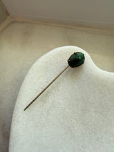 Load image into Gallery viewer, Antique Scarab Beetle Gold Fill Stick Pin
