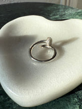Load image into Gallery viewer, Zircon Wraparound Nail Sterling Silver Ring Size 6
