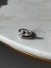 Load image into Gallery viewer, Vintage Sterling Silver Bypass Ring Size 8
