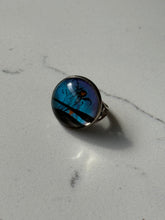 Load image into Gallery viewer, Antique Morpho Butterfly Ring Size 5.25
