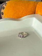 Load image into Gallery viewer, Amethyst Sterling Silver Ring Size 7
