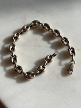Load image into Gallery viewer, Puffy Mariner Link Sterling Silver Bracelet 7.25”
