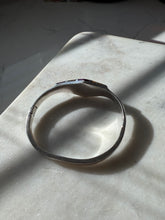 Load image into Gallery viewer, Vintage Mexico Sterling Silver Bangle Bracelet 7.5”
