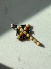 Load image into Gallery viewer, Opal &amp; Peridot Sterling Silver Cross Pendant

