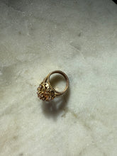 Load image into Gallery viewer, Diamond 14k Yellow Gold Dome Ring Size 5.75
