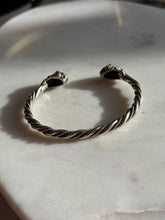 Load image into Gallery viewer, Lion Head Viking Sterling Cuff Bracelet
