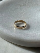 Load image into Gallery viewer, Vintage 14k Yellow Gold Solid Band Size 4.5
