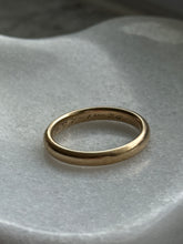 Load image into Gallery viewer, Antique Solid 14k Donut Band Size 10
