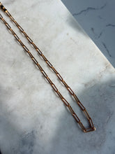 Load image into Gallery viewer, Gold Vermeil Paperclip Chain 18.75”
