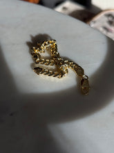 Load image into Gallery viewer, Solid Italian Gold Vermeil Cuban Link Bracelet 7.5”
