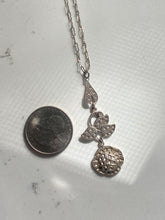 Load image into Gallery viewer, Antique Rose Sterling Silver Necklace
