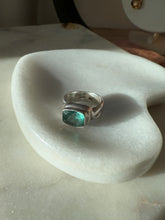 Load image into Gallery viewer, Blue Spinel Sterling Silver Ring Size 6
