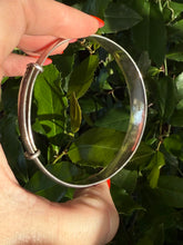 Load image into Gallery viewer, Art Nouveau Sterling Silver Bangle Bracelet
