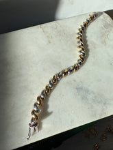 Load image into Gallery viewer, Disco Two-Tone Croissant San Marco Gold Vermeil Sterling Bracelet 7.5”
