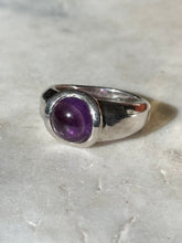 Load image into Gallery viewer, Amethyst Sterling Silver Ring Size 9
