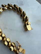 Load image into Gallery viewer, Italian Gold Vermeil San Marco Bracelet 8”
