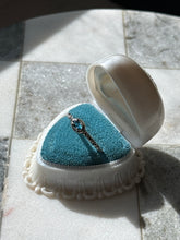 Load image into Gallery viewer, Blue Topaz Sterling Silver Band Size 10.25
