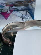 Load image into Gallery viewer, Vintage 1959 Mary Tart &amp; Co. Sterling Silver Etched Bangle Bracelet
