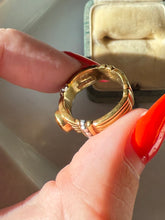 Load image into Gallery viewer, Lagos 18k Gold &amp; Platinum Citrine Ring Size 5
