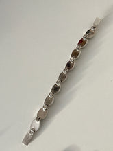 Load image into Gallery viewer, Vintage Malachite Sterling Silver Bracelet 7”
