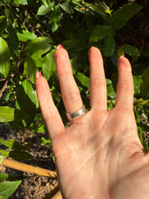 Load image into Gallery viewer, Multistone Inlay Dome Ring Sterling Silver Size 7
