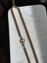 Load image into Gallery viewer, Vintage 1/20 12k Gold Filled Rope Chain 25”

