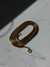 Load image into Gallery viewer, Vintage 14k Yellow Gold Snake Chain 23”
