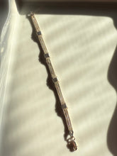 Load image into Gallery viewer, Vintage Horse Sterling Silver Bracelet 7.5”
