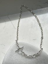Load image into Gallery viewer, Toggle Clasp Sterling Silver Chain 16”
