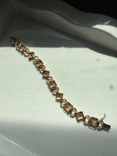 Load image into Gallery viewer, Gold Vermeil Multicolor Bracelet 7.5”
