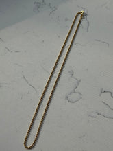 Load image into Gallery viewer, Italian Gold Vermeil Ball Chain 19.5”
