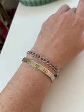 Load image into Gallery viewer, Vintage Sterling Silver Curb Bracelet 7”
