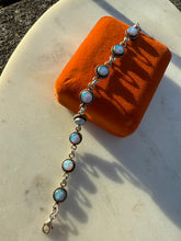 Load image into Gallery viewer, Vintage Opal Sterling Silver Bracelet
