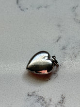 Load image into Gallery viewer, Vintage Sterling Starburst Heart Charm
