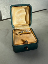 Load image into Gallery viewer, CZ Gold Vermeil Stacker Band Size 5.5
