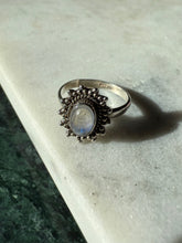 Load image into Gallery viewer, Moonstone Sterling Silver Ring Size 6.25
