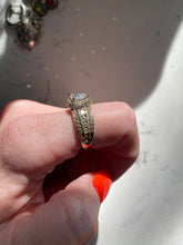 Load image into Gallery viewer, Heart Gold Vermeil Ring Size 8.5
