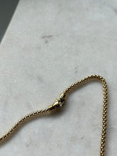 Load image into Gallery viewer, Gold Vermeil Panther Necklace 18”

