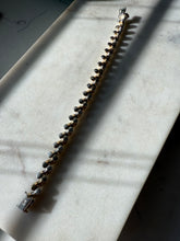 Load image into Gallery viewer, Milor Italy Two-Toned San Marco Croissant Link Sterling Bracelet 7.5”
