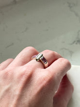 Load image into Gallery viewer, Pink Quartz &amp; Peridot Sterling Silver Ring Size 6

