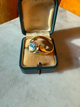 Load image into Gallery viewer, Iridescent Gold Vermeil Ring Size 10.5
