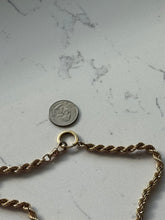 Load image into Gallery viewer, Vintage 1/20 12k Gold Filled Rope Chain 25”

