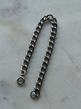 Load image into Gallery viewer, Midcentury Sterling Silver Cuban Curb Link Bracelet 7.25”
