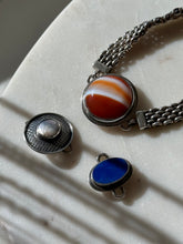 Load image into Gallery viewer, Vintage Panther Link Sterling Silver Bracelet Set
