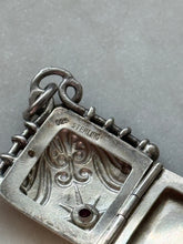Load image into Gallery viewer, Sterling Silver Starburst Locket Pendant
