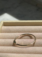 Load image into Gallery viewer, Emerald Diamond 14k Gold Ring Size 9.25
