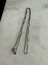 Load image into Gallery viewer, Vintage Sterling Silver Micro Box Chain 17.5”
