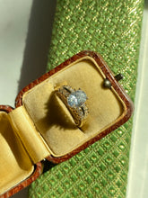 Load image into Gallery viewer, Gold Vermeil CZ Ring Size 6.25
