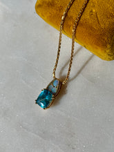 Load image into Gallery viewer, Gold Vermeil Opal Necklace 18”
