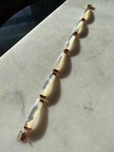 Load image into Gallery viewer, Mother of Pearl 14k Gold Bracelet 7.25”
